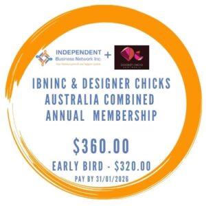 Designer Chicks Australia and IBNInc Combined Annual membership