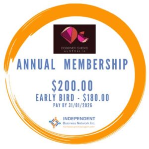 Designer Chicks Australia Annual membership